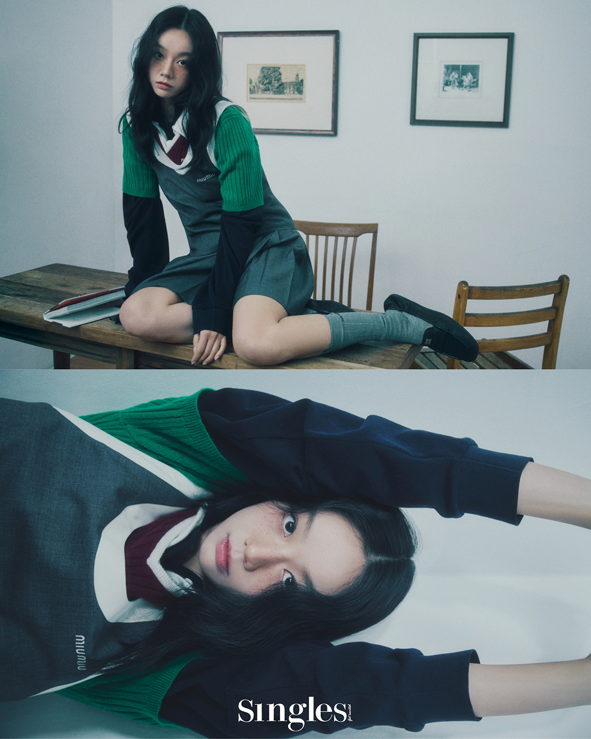 이혜리와 정수빈의 싱글즈 화보 이미지, 이혜리, 정수빈, 싱글즈 화보,이혜리 화보, 정수빈화보. 싱글즈 정수빈, 이혜리, 선의의 경쟁 이혜리 정수빈